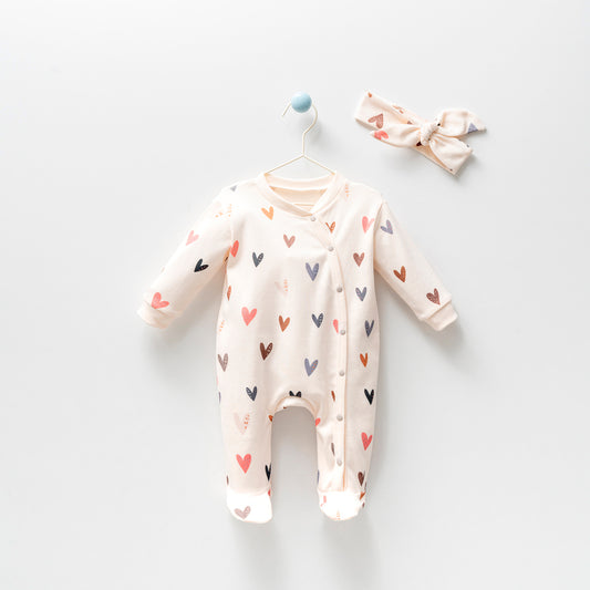 Kimono Suit - Sweetheart Stripes