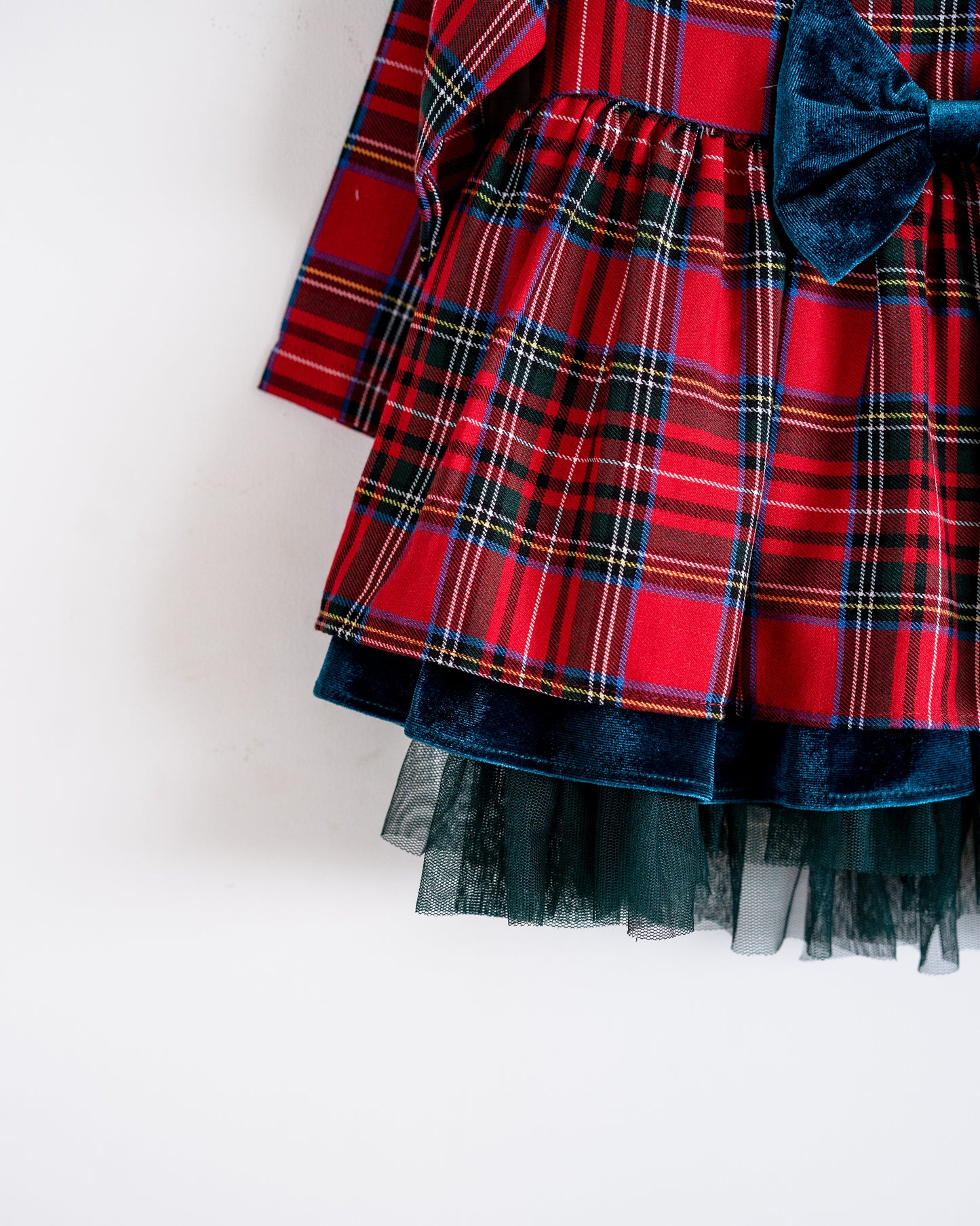 Tartan Dreams with Velvet Gown