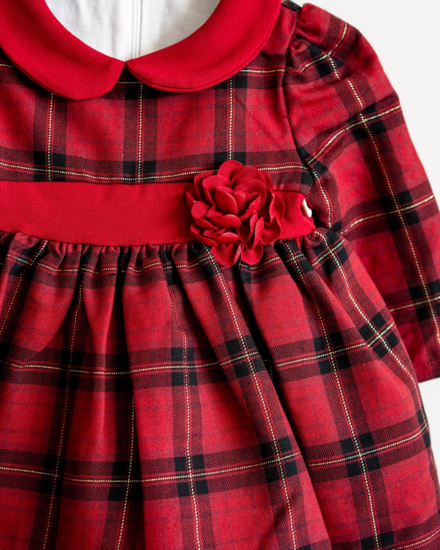 The Vintage Charm Plaid Dress