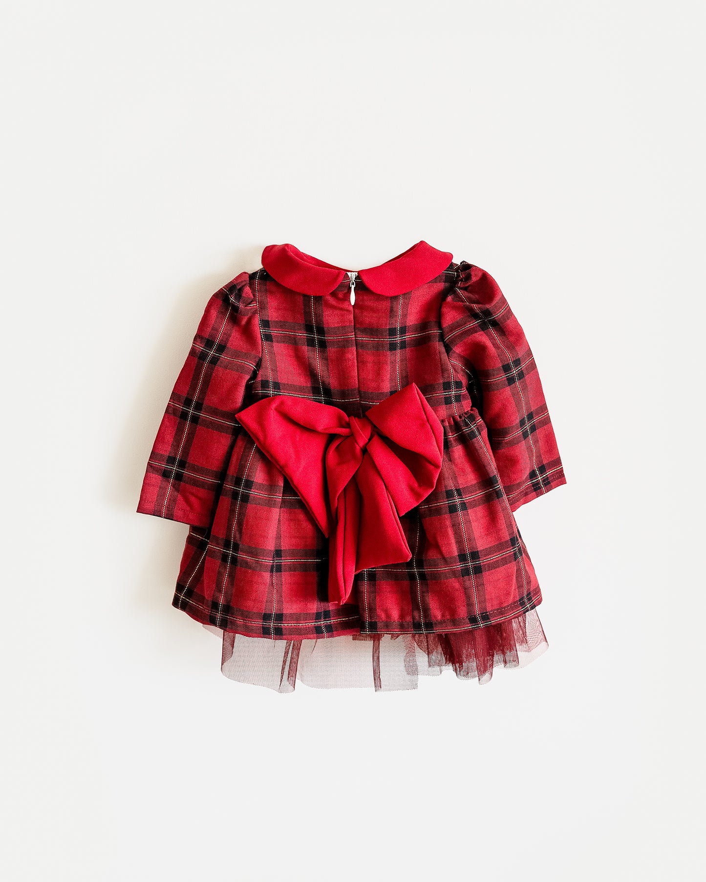 The Vintage Charm Plaid Dress